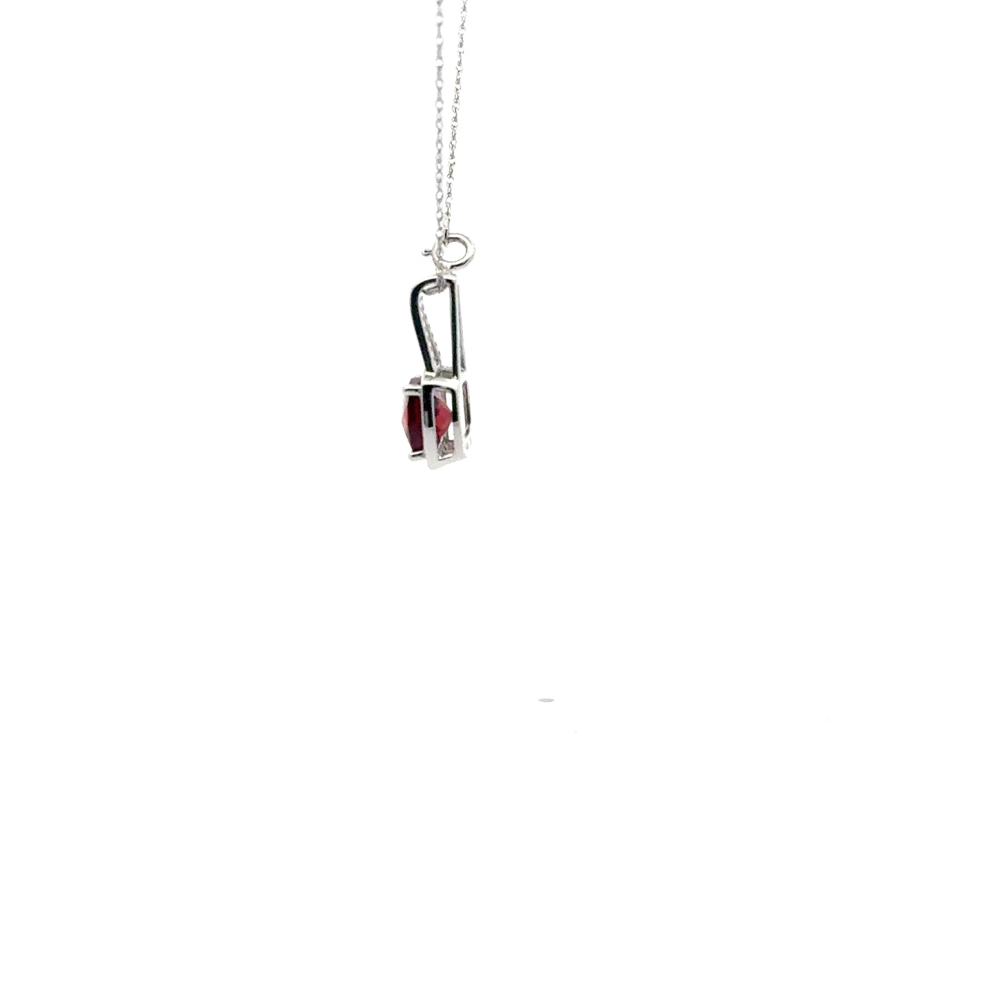 NATURAL Gemstone Necklace “Red Garnet”